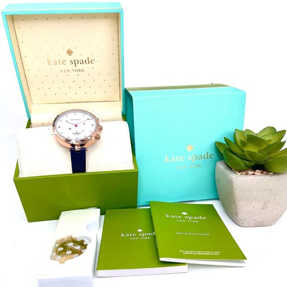 NWT KATE SPADE Holland Navy Hybrid Watch KST23202